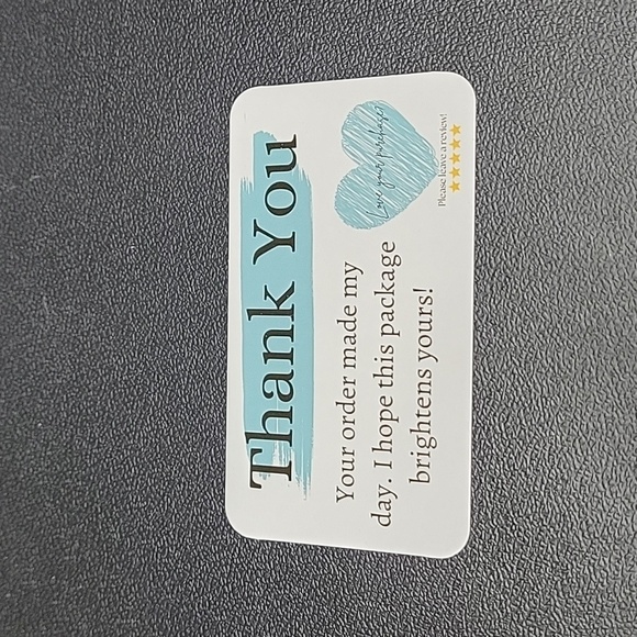 Thank You Cards: Cow Tulip Watercolor Blue Pink Purple Green Red Orange Qty 50 - Picture 10 of 13